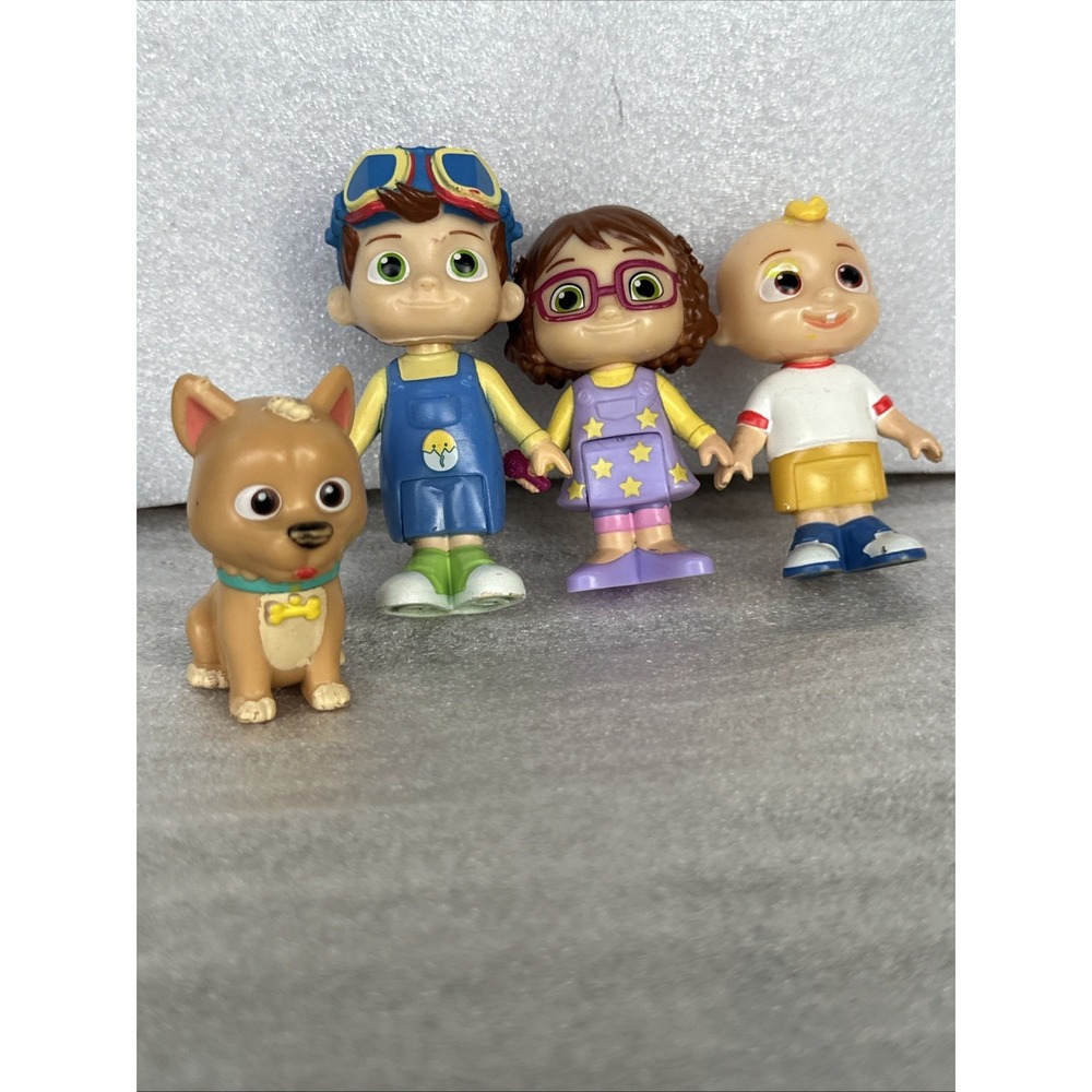 Cocomelon JJ Lot 4 Figures 3 Inch Jazwares‎ Toys Gift Add To Collection